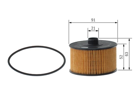 P7231 YAĞ FİLTRESİ RENAULT CLIO IV 0.9 13=> MEGANE III-SCENIC III 1.2 Tce 12=> DACIA DOKKER 1.2 TCE  12=> – F026407231
