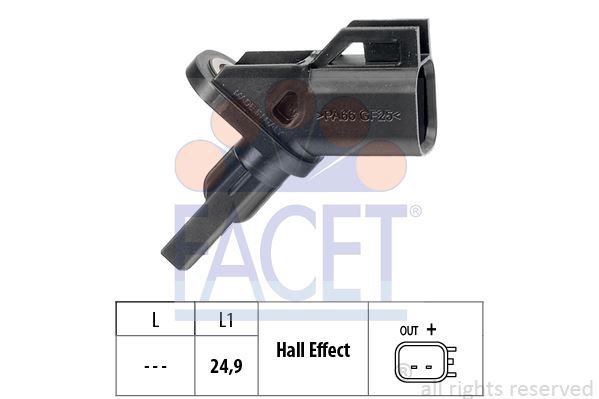 FORD ON ABS HIZ SENSORU (SAG / SOL) FOCUS II 04>11 FOCUS II C MAX 04>11 KUGA 08>10 MONDEO 07>14 S AMX GAL