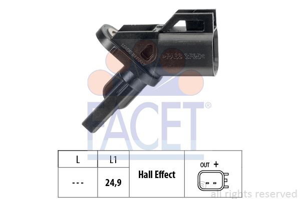 FORD ON ABS HIZ SENSORU (SAG / SOL) FOCUS II 04>11 FOCUS II C MAX 04>11 KUGA 08>10 MONDEO 07>14 S AMX GAL