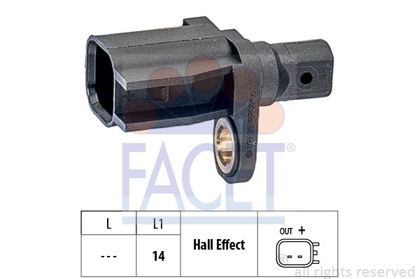 FORD ABS SENSORU ARKA AKS SAG / SOL (PARK YARDIM SISTEMLI ARACLAR ICIN) KABLOSUZ C MAX II FOCUS III 1.5 1