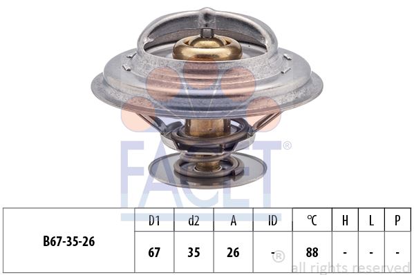 BMW TERMOSTAT BMW E36 E30 E34 M50 M52 88°