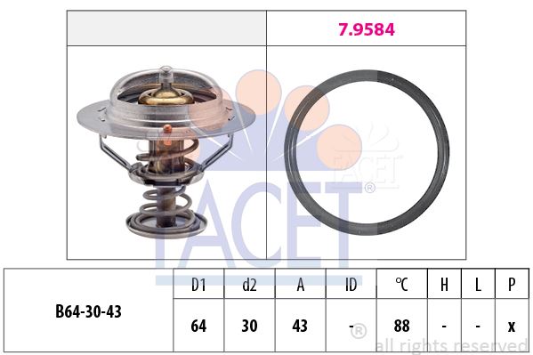 CHRYSLER TERMSOSTAT CIRRUS 2.5 LX 94>01