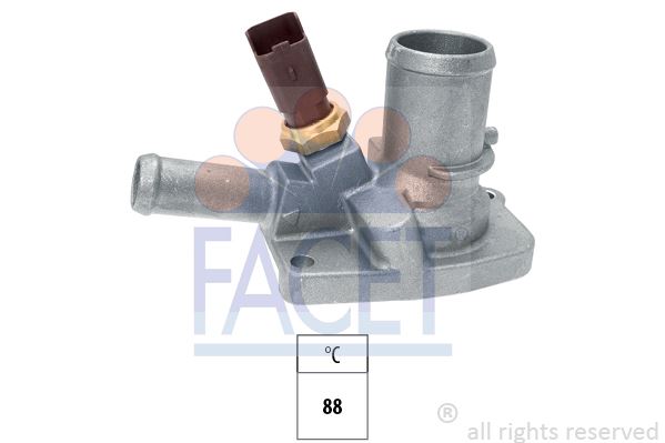 CHRYSLER TERMOSTAT (KOMPLE) / (88C) ALBEA DOBLO LINEA PUNTO IDEA BRAVO 500 1.4 BENZINLI (MUSURLU)