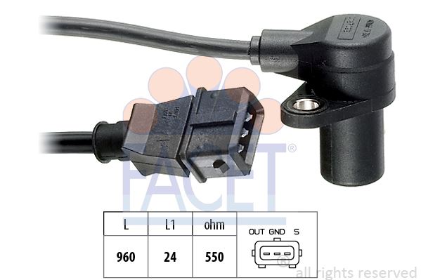 BMW KRANK SENSORU BMW E36 E34 M42 M43 93>98