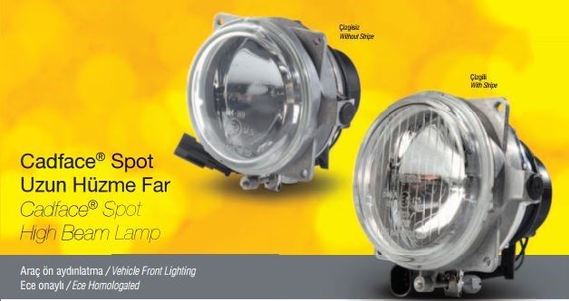 FIAT SPOT FARI CADFACE 403 J9 IVECO TEMSA OTOKAR BONE+KABLOLU CIZGILI CAMLI