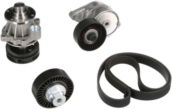 BMW SU POMPASI + KANALLI KAYIS SETI (GERGI RULMANI+GERGI KUTUGU+DEVIRDAIM+KAYIS)BMW E39 E38 E46 E53