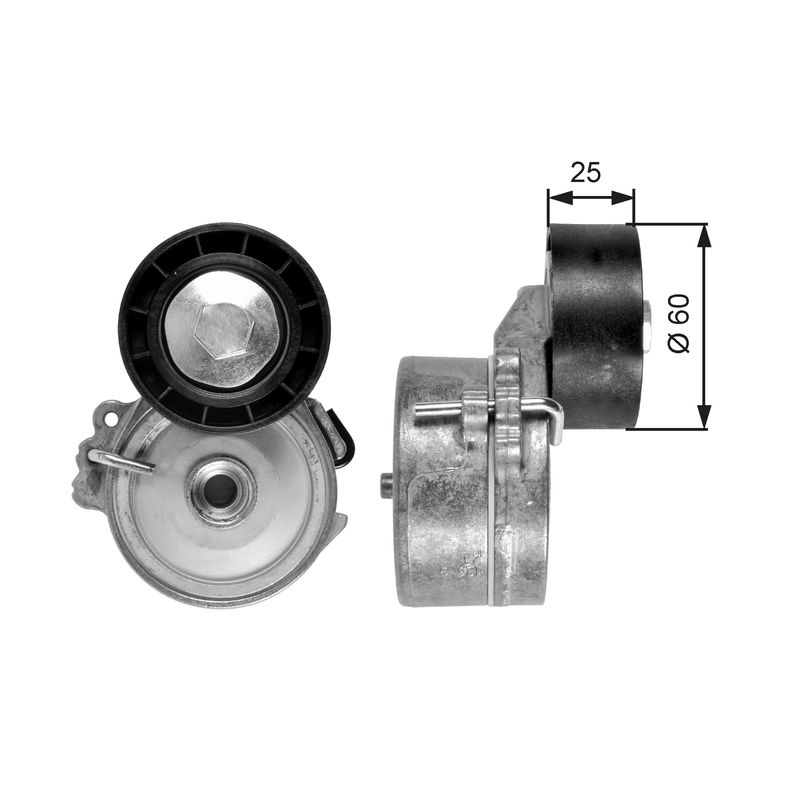 PSA ALTERNATOR GERGI RULMANI KUTUKLU PARTNER II BERLINGO II P206 EXPERT JUMPY XSARA II DW8B (KLIMALI)