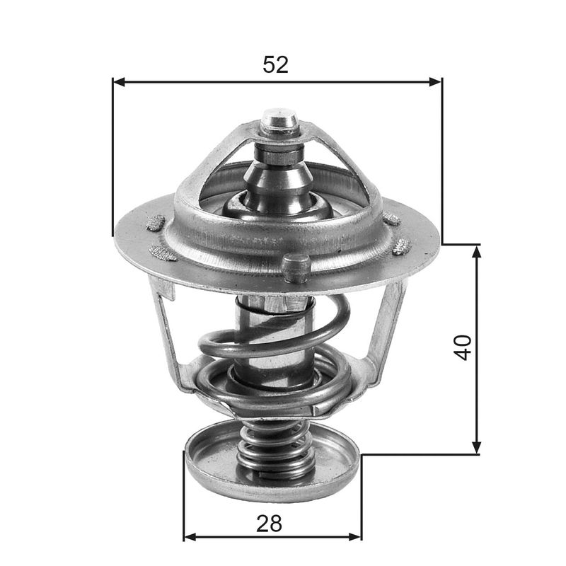 FORD TERMOSTAT FORD RANGER 2.5D 2.5TD 98>12 MAZDA B2500 98> 82C