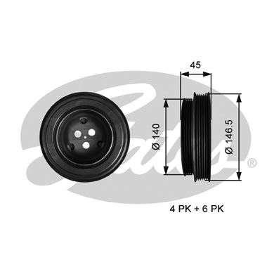 FIAT KRANK KASNAGI BOXER III JUMPER III 22DT PUMA 06> DUCATO III 2.3JTD V347 06> 2.2TDCI TRANSIT 06>