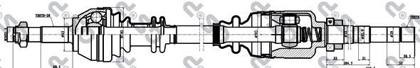 FIAT AKS SAG KOMPLE DUCATO BOXER JUMPER (DIS FREZE:28, IC FREZE: 37, BOY:1072, CONTA CAPI:63MM) 2,5 D 2,0
