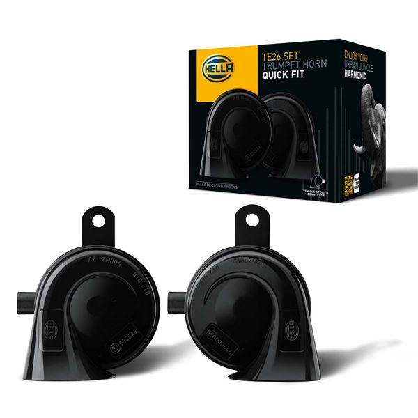 BMW KORNA 12V SIYAH ELEKTRIKLI 400HZ 500HZ  BMW MINI F55 13>