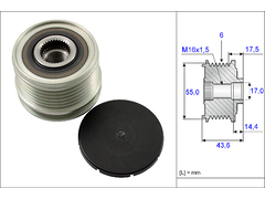 RENAULT ALTERNATOR KASNAK CLIO II-MGN-KNG-SCENIC (K4M-K4J-K9K-F4P) (6 KANAL)