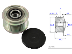 FORD ALTERNATOR KASNAGI FORD YENI KASA TRANSIT 11>17 – TRANSIT V347 2,4 / 3,2TDCI 06>2,2TDCI 155PS 14> BO