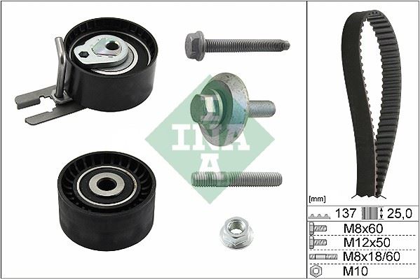 PSA TRIGER EKSANTRIK GERGI SETI SCUDO 07> 1.6 JTD / 307 00> 1.6 HDI 3008 09> 1.6 HDI 1.6 BLUEHDI 5008 09