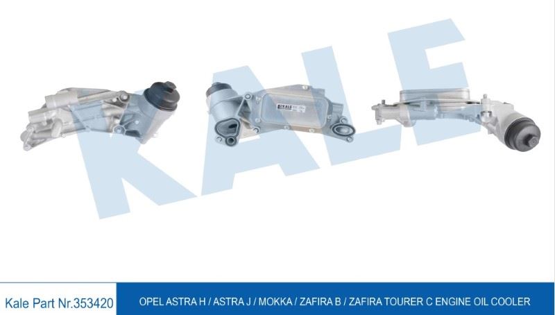 YAĞ SOĞUTUCU KOMPLE OPEL ASTRA H, ASTRA J, MOKKA, ZAFIRA B, ZAFIRA TOURER C (084 Z12 Z14 XEP MOTOR)  (EURO5 MOTOR) – KL353420