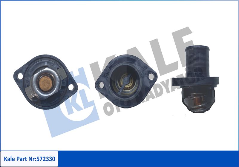 (89 °C) TERMOSTAT + FLANŞ CITROEN BERLINGO / C4 I / EVASION MPV / SAXO / XSARA / XSARA PICASSO – FIA / EVASION MPV / SAXO / XSARA / XSARA PICASSO – FIA – KL572330
