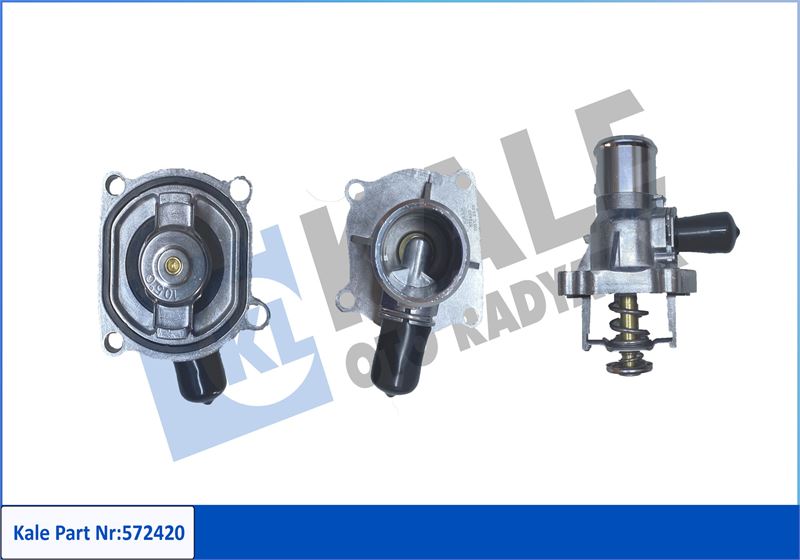 (105 °C) TERMOSTAT + FLANŞ ALFA ROMEO 159 / BRERA / SPIDER – FIAT CROMA – OPEL ASTRA G / ASTRA H / I / SPIDER – FIAT CROMA – OPEL ASTRA G / ASTRA H / I – KL572420