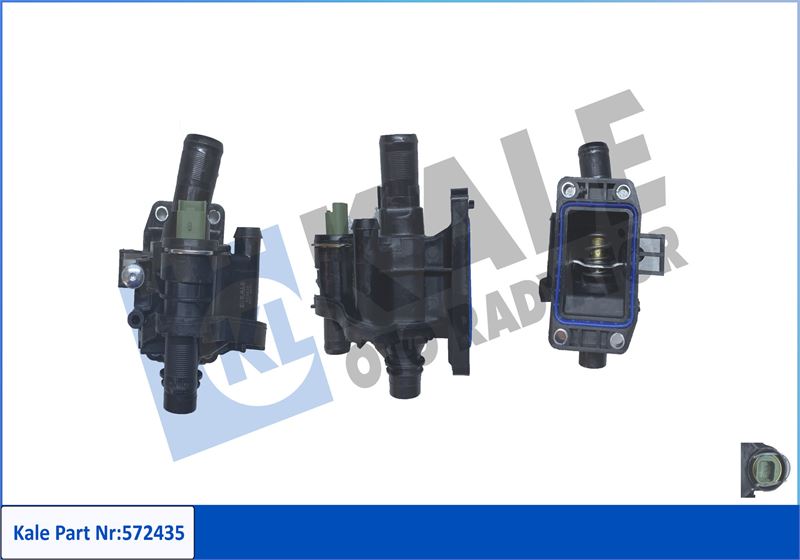 (83 °C) PLASTİK GÖVDELİ KOMPLE TERMOSTAT – PLASTİK GÖVDELİ CITROEN BERLINGO / C3 I / C4 / C4 GRAND P  GÖVDELİ CITROEN BERLINGO / C3 I / C4 / C4 GRAND P – KL572435