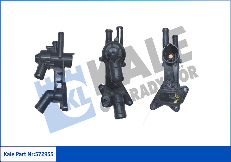 (87 °C) KOMPLE TERMOSTAT – PLASTİK GÖVDELİ SEAT CORDOBA / IBIZA III / IV / TOLEDO IV – SKODA FABIA I RDOBA / IBIZA III / IV / TOLEDO IV – SKODA FABIA I – KL572955