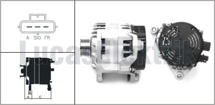 FORD ALTERNATOR 14V / 90A FORD FOCUS 1.8,2.0 / RS / ST170