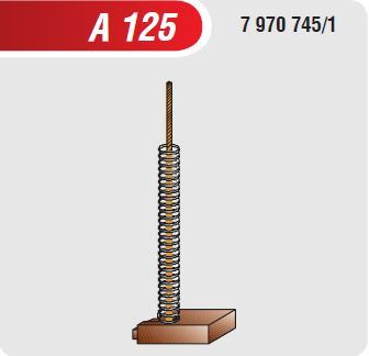 A125 12V ALTERNATÖR KÖMÜRÜ FIAT FORD ANADOL MF BMC 7,2X4,2X17,5 FIAT TİPİ MAKO TİP – MA125