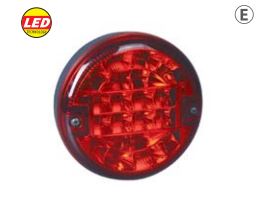 DORSE TRUCK SIS LAMBASI LEDLI ARKA UNIVERSAL 24V TEK RENK KIRMIZI