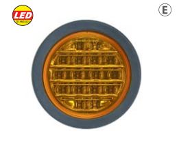 DORSE TRUCK MODULER YUVARLAK STOP-PARK-SINYAL LAMBASI DORSE LEDLI SARI 24V UNIVERSAL UNISTAR III SERISI DORSE