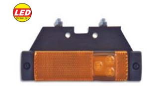 DORSE TRUCK ISARET LAMBASI UNIVERSAL DORSE SARI BRAKETLI 24V