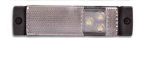 DORSE TRUCK ISARET LAMBASI UNIVERSAL DORSE BEYAZ BRAKETSIZ 24V