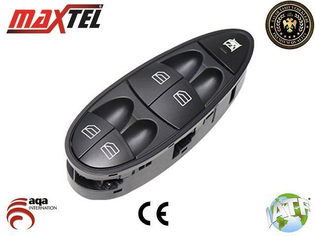 MERCEDES CAM ACMA SALTERI SOL (KOMPLE, SIYAH CERCEVELI) C219 04>10 W211 02>08 S211 03>09