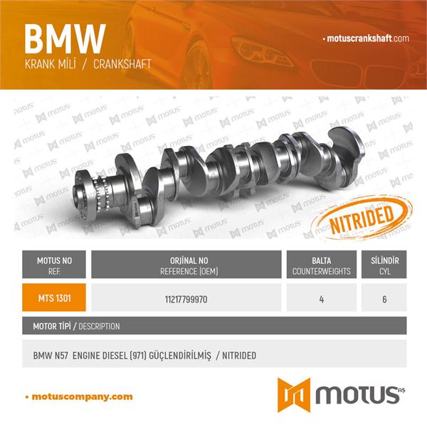 BMW KRANK MILI GUCLENDIRLMIS BMW B57 G20 G01 G05 G06 15>