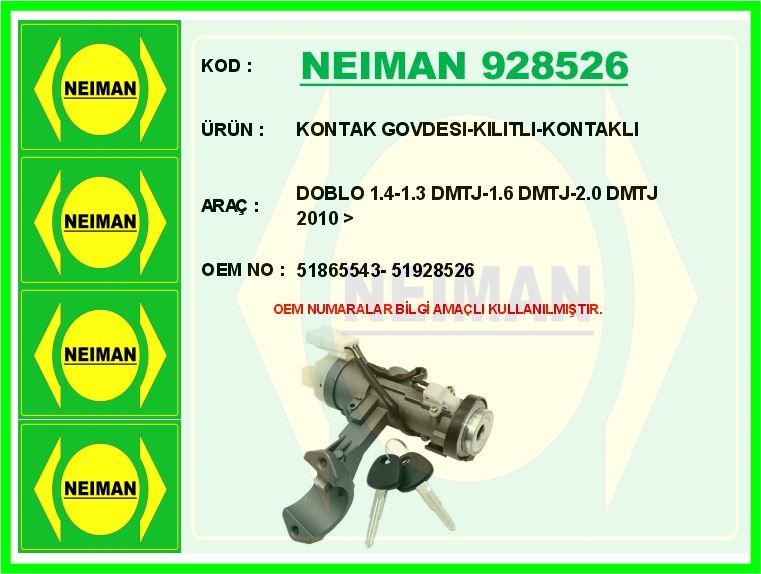 FIAT KONTAK GOVDESI FIAT GRANDE PUNTO 05> DOBLO 10>