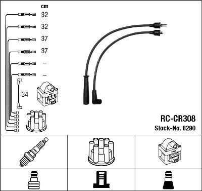 CHRYSLER BUJI KABLOSU CHRYSLER VOYAGER 16V (95>01)