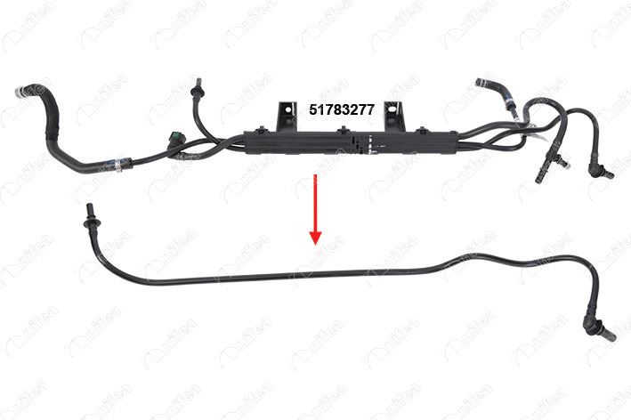 FIAT YAKIT BORUSU BRAKET HARIC DOBLO 1.3 MULTIJET