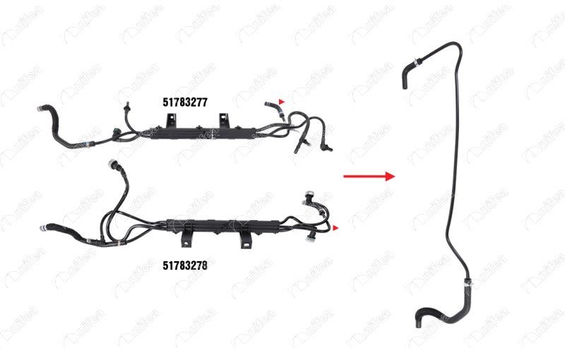 FIAT YAKIT BORUSU BRAKET HARIC DOBLO 1.3 MULTIJET