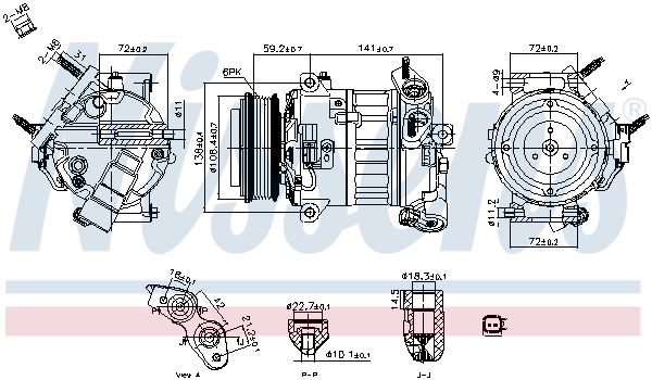 FORD KLIMA KOMPRESORU KOMPLE TRANSIT V363 2.0 ECOBLUE ARKADAN CEKER 16>