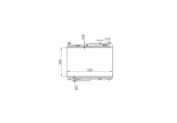 FORD MOTOR SU RADYATORU FIESTA 1,4TDCI / 1,6TDCI / 1,5TDCI 08 /> B MAX 1,5TDCI 1,6TDCI 12 /> TRANSIT COUR
