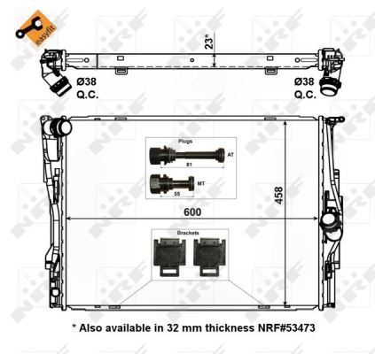 BMW MOTOR SU RADYATORU OTO/MANUEL TAPASIZ BMW E81 E82 E87 E88 E90 E91 E92 E93  X1 E84 Z4 E89