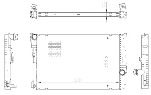 BMW MOTOR SU RADYATORU BMW  X3 F25  X4 F26