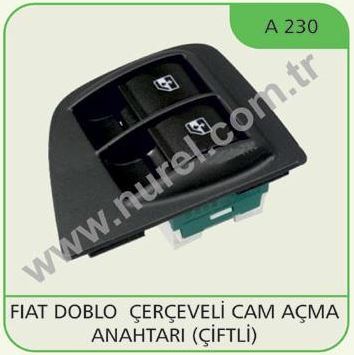 FIAT CAM ACMA KAPAMA ANAHTARI CIFTLI CERCEVELI DOBLO
