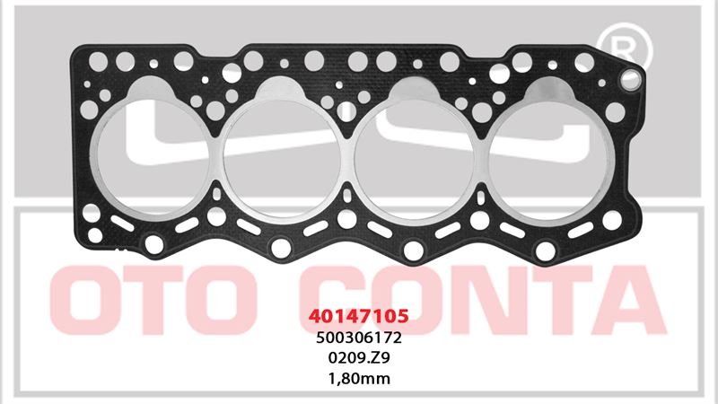 FIAT SILINDIR KAPAK CONTASI (KLINGIRIK) DUCATO BOXER JUMPER MOVANO MASTER DAILY 2,8 DUZ (3 CENTIK)1,80MM