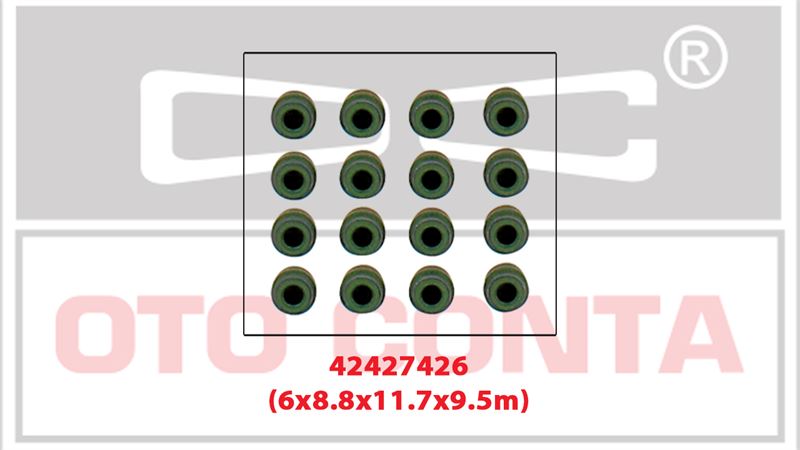 FIAT SUBAP LASTIGI TAKIM 16 ADET (5×10×23.4×15.4MM) DOBLO III BRAVO LINEA PUNTO 1.6 MULTIJET