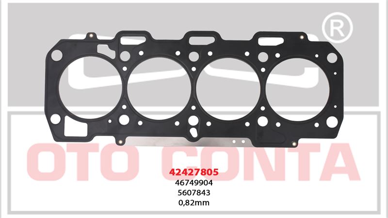 FIAT SILINDIR KAPAK CONTASI 0.82MM CELIK DOBLO MAREA STILO ASTRA H VECTRA C 159 156 147 1.9 JTD 01>