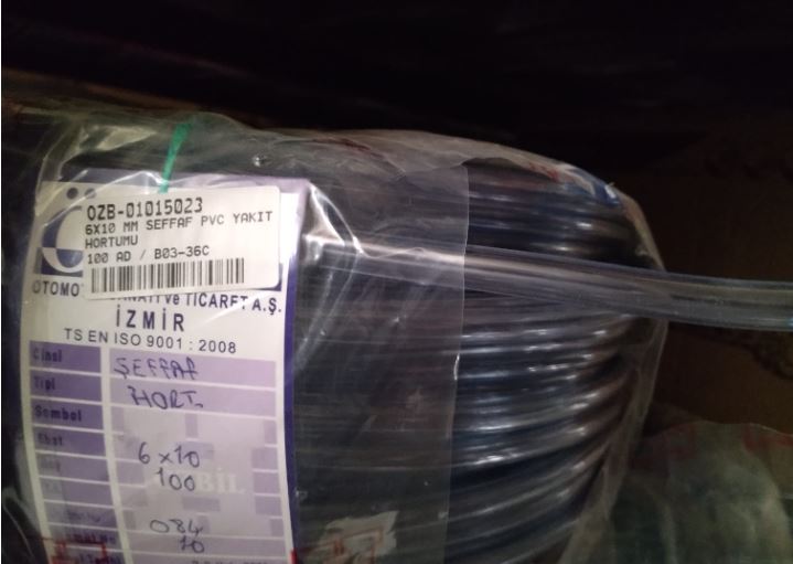 6X10 MM SEFFAF PVC YAKIT HORTUMU