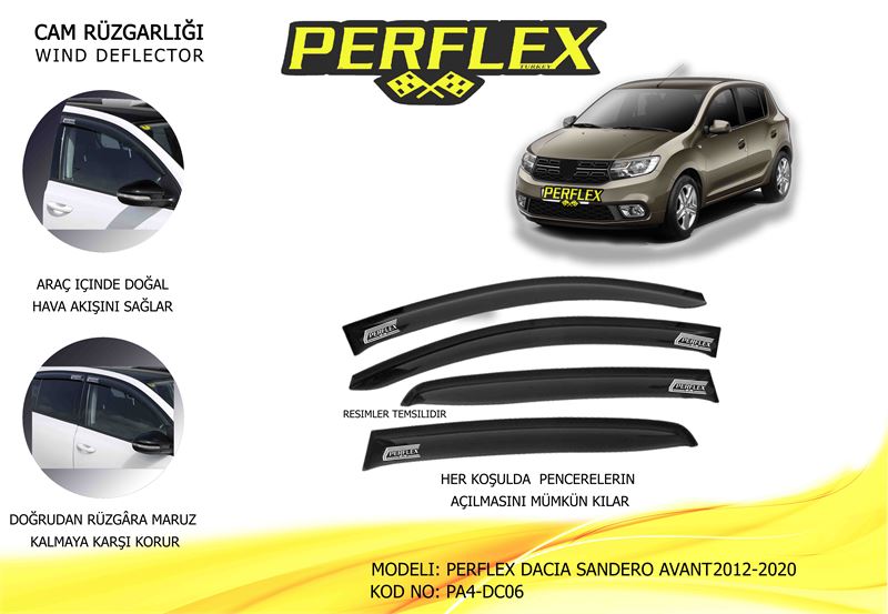 RENAULT CAM RUZGARLIGI CLASSIC TIP 4 PARCA SANDERO  2012-2020