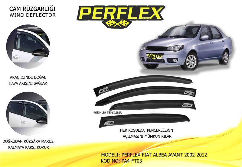 FIAT CAM RUZGARLIGI CLASSIC TIP 4 PARCA ALBEA  02>12