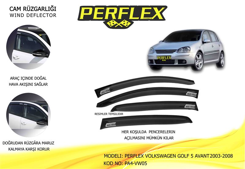 VAG CAM RUZGARLIGI CLASSIC TIP 4 PARCA GOLF 5  2003-2008