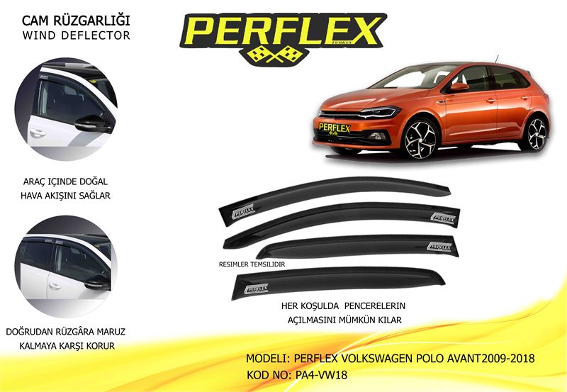 VAG CAM RUZGARLIGI CLASSIC TIP 4 PARCA POLO  2009-2018
