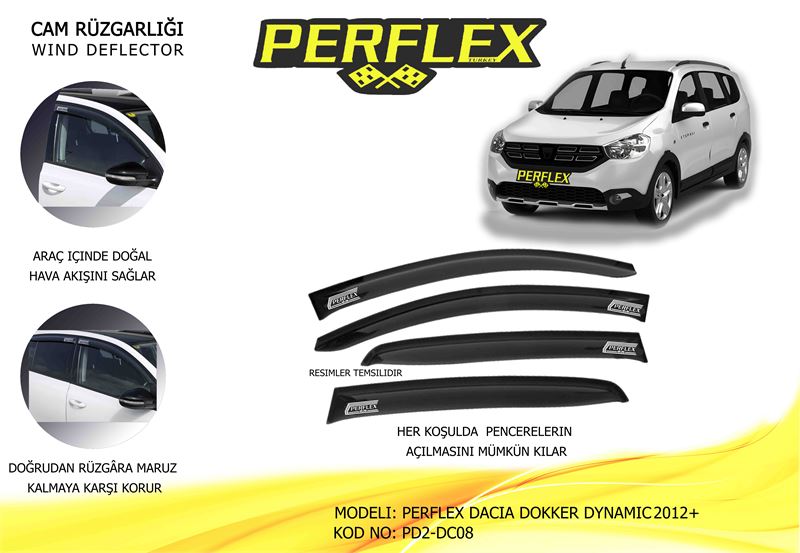 RENAULT CAM RUZGARLIGI MUGEN TIP 2 PARCA DOKKER DYNAMIC 2012+