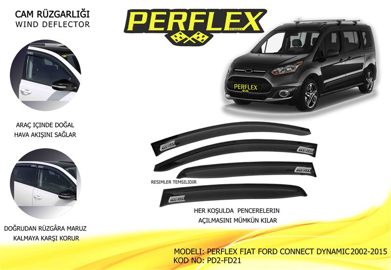 FORD CAM RUZGARLIGI MUGEN TIP 2 PARCA CONNECT DYNAMIC 02-15